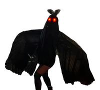 Black Honed Cloak - Cosplay Caped Cape | Costume Spaventoso Per Le Donne Men Night Party Tema, Vampiro Cloak Con Hood, Park Event Masquerade Haunted House Cosplay Gathering Horror Convention Hallo