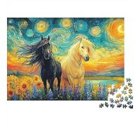 Black Horse Galloping Through Fire And Water Puzzle Da 1000 Pezzi Perfetto Per Appassionati Di Esperti Sfida Impossibile Scompresso Giocattoli Cute Regalo Per La Famiglia Regalo Per Adulti E Bambini D