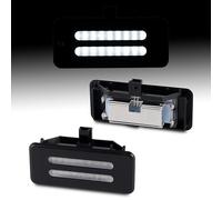 Black Interior LED Vanity Mirror Visor Reading Light Lamps For BMW 3er E90 04-11