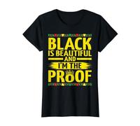 Black Is Beautiful And I'm The Proof Black History Month Maglietta con Stampa Grafica Economica