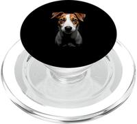 Black Jack Russell Terrier Cane Jack Russell Face PopSockets PopGrip per MagSafe