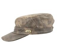 Black Jungle Castro - Berretto militare in pelle, taglia unica