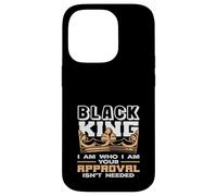 Black King Crown Io sono chi sono Black History Month Custodia per iPhone 14 Pro