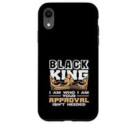 Black King Crown Io sono chi sono Black History Month Custodia per iPhone XR