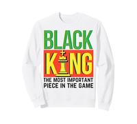 Black King Il Pezzo più Importante del Gioco papà Padre Felpa