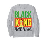 Black King Il Pezzo più Importante del Gioco papà Padre Maglia a Manica