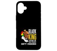 Black King Io sono chi sono Black Mese della storia Custodia per iPhone 16 Plus