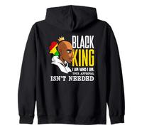 Black King Io Sono Chi Sono Black Mese della Storia Felpa con Cappuccio
