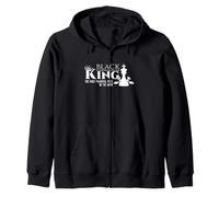 Black King - The Most Powerful Piece in The Game - History Felpa con Cappuccio