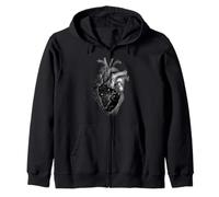 Black Kitty Cat Heart, Ti Amo, Mi Hai portato a Hello Felpa con Cappuccio