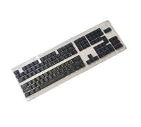 Black Knights 115Key Keycap EDM Altezza Doppio colpo modellato PBT Keycap per dattilografi professionisti e giocatori