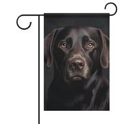 Black Lab - Bandiere da giardino primaverili estive con cani, 30,5 x 45,7 cm, double-face, per esterni, stagionali, per patio, cortile, terrazza, veranda, giardino, terrazza, balcone, prato