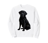 Black Lab - Cane Labrador Retriever Mamma e papà Felpa