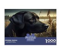 Black Lab Dog Quality Paper Material Excellent Hobby for Quiet Time, Weekends And Holiday Relaxation 38x26cm/1000pcs