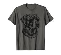 Black Lab Labrador Retriever Cane Divertente Maglietta