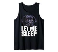 Black Lab Let Me Sleep Labrador Retriever Amante dei cani neri Canotta