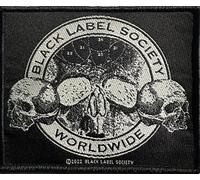 Black Label Society - Toppa teschi 10 cm x 8 cm