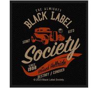 Black Label Society Woven Patch The Blessed Hellride Nuovo Ufficiale Nero