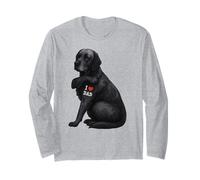 Black Labrador Dad Dog Owner Maglia a Manica