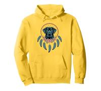 Black Labrador Dog Owner Dreamcatcher Felpa con Cappuccio