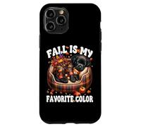 Black Labrador For Women Men Kids Fall Is My Favorite Color Custodia per iPhone 11 Pro