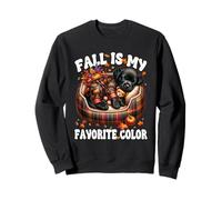 Black Labrador for Women Men Kids Fall Is My Favorite Color Felpa