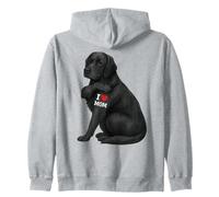 Black Labrador Mom Dog Owner Felpa con Cappuccio
