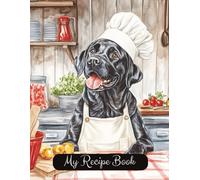Black Labrador Retriever Blank Family Cooking Recipe Book: Blank Recipe Notebook To Write In | 8.5x11 Inches |Room For 100 Recipes | 107 Pages | ... Lovers Or Family For Birthday Or Christmas