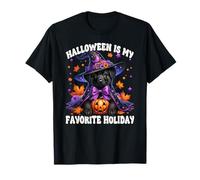 Black Labrador Retriever Halloween Is My Favorite Holiday Maglietta