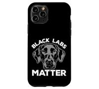 Black Labs Matter Divertente Labrador Cane Amore Umorismo Custodia per iPhone 11 Pro
