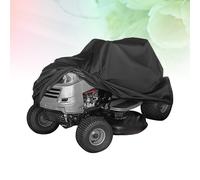 Black Lawn Mower Rain Cover Waterproof Outdoor Grass Machine Protection