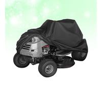 Black Lawn Mower Rain Cover Waterproof Outdoor Grass Machine Protection