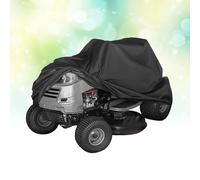 Black Lawn Mower Rain Cover Waterproof Outdoor Grass Machine Protection