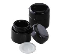 Black Leaf Barattoli a collo largo in vetro viola 100 ml