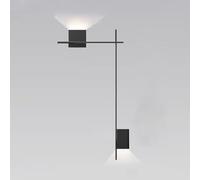 Black Led Wall Sconce, Modern Geometric Design Led Wall Sconce Lighting, Warm Light Indoor Wall Light Fixtures, Hardwired Wall Mounted Lamp for Bedroom Bathroom Living Room Hallway/e