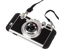 Black Lemon Emily in Paris, custodia per iPhone 7/8, custodia 3D vintage, in morbido silicone, con cordino, rimovibile, antiurto, custodia protettiva per uomini, donne, ragazzi e ragazze, colore nero