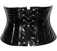 Black Level Cincher Vita in Vinile M Corsetto, Nero, M Donna