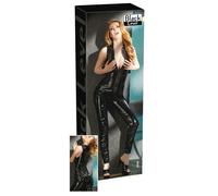 BLACK LEVEL STOCK 5 ABITI Top Tute Short Donna PVC Vinile Vari Modelli Tg. -L-