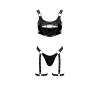 Black Level - set abito in vernice (nero)