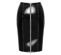 Black Level Vinyl Sottogonna, Nero, XL Donna