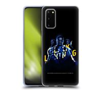 BLACK LIGHTNING ARTE CHIAVE CUSTODIA COVER MORBIDA IN GEL PER SAMSUNG TELEFONI 1