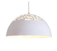 Black Lights with LED Industrial Adjustable Height, Perforated Pattern Dome Pendant Lamp Kitchen Island Dining Room Bar Restaurant Vintage Chandelier Lamp(White,40CM)