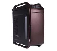 Black Lion IT1523 Midi-Tower Nero, Bordeaux - Custodia per computer (Midi-Tower, PC, Plastica, Acciaio, Nero, Bordeaux, ATX, Micro ATX, Set