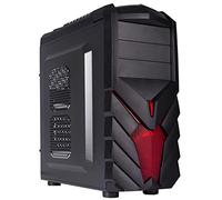 Black Lion PG1137 - Custodia per computer con scatola per computer (Midi-Tower PC in acciaio 0 Watt Fondi 1 x 120 mm)