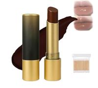 Black Lip Balm, Hydrating Vegan Tinted Lip Balms with Chocolate Scent, Nourishing and Hydrating Lip Gloss, Honey Lipstick Tinted Lip Balm, For All Skin Tones, Lip Care, All Day Long (Chocolate)