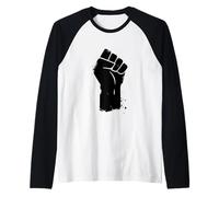 Black Lives Matter Black History Month I Can't Breathe Maglia con Maniche Raglan