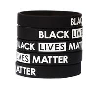 Black Lives Matter Bracelet - Silicone Wristband | Unisex Inspirational Ban