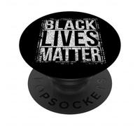Black Lives Matter con sguardo grungy PopSockets PopGrip Adesivo