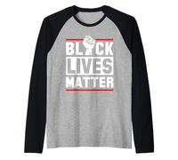 Black Lives Matter - Mese della Storia dei Neri Maglia con Maniche Raglan