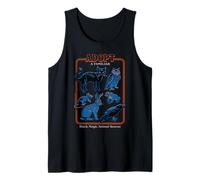 Black Magic Animal Rescue Blue Retro Funny Adult Humor Canotta